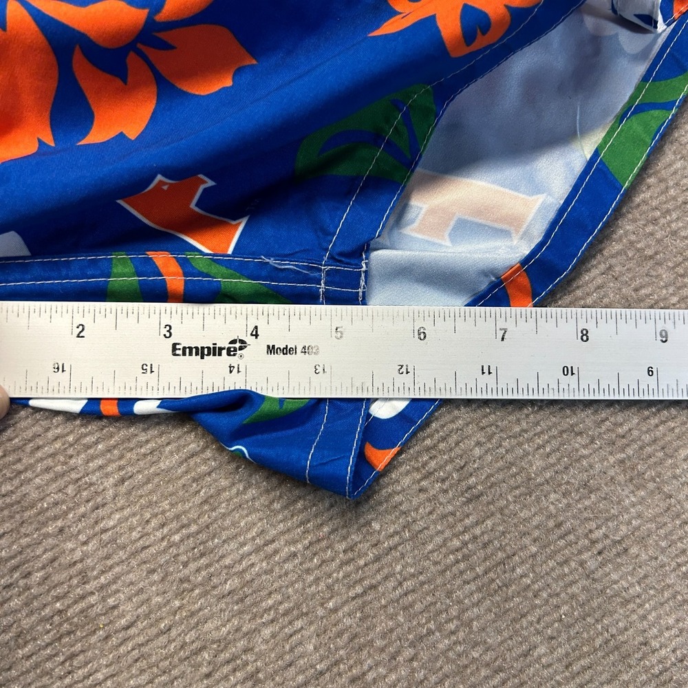 Florida Gators Swim Trunk Short Mens XL Lined Floral Volley AOP Wes and Willy 5" - Picture 9 of 12